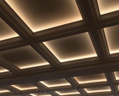Alcove lighting in the ceiling